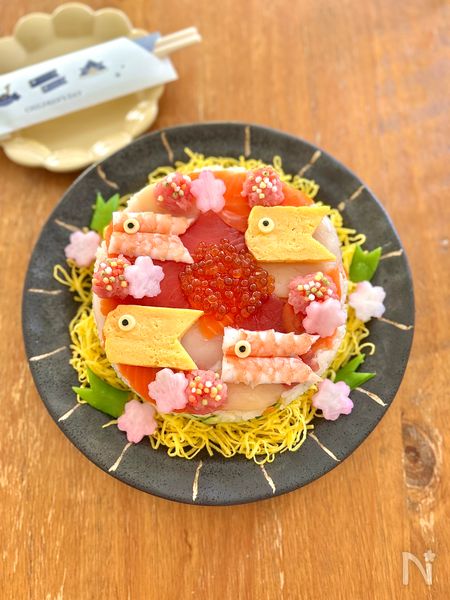 こどもの日のお寿司ケーキ