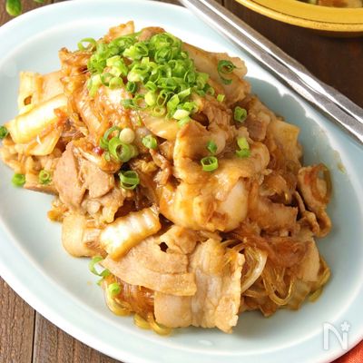 まろやかなピリ辛味♪豚バラ白菜のマーボー春雨