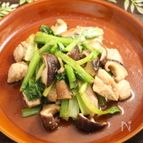 ダイエット！鶏むね椎茸の山椒炒め