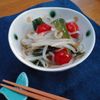 こまりこ😃の作ってみた!投稿(野菜のお助けマン♡もやしとミニトマトとワカメの和風サラダ)