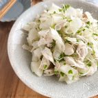 味見で完食⁈大根とささみの絶品サラダ【ごま油と塩で♪】