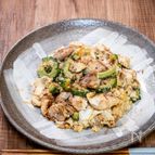 今年も食べ納めかな「鶏肉のゴーヤチャンプル」