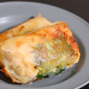 こざかなの作ってみた!投稿(巻いて焼くだけ♩ささみの大葉チーズ春巻き)