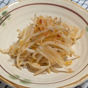 *fuwaomochi*の作ってみた!投稿(レンジで2分！ピリ辛もやし)
