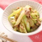 これならクセが気にならない♪セロリとツナの炒め物