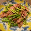 たりおの作ってみた!投稿(定番は味付けを一工夫＊アスパラベーコンの粒マスタード炒め♡)