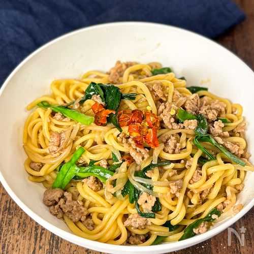 【やみつき確定】豚ひき肉の台湾焼きそば