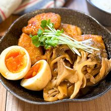 カンタン味付け♩【鶏むね肉ときのこのさっぱり煮】