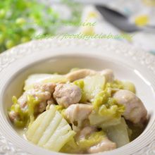 ほっと温まる♡鶏肉と白菜のクリーム煮