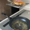【出汁トマトのパリパリチキンソテー】の工程4