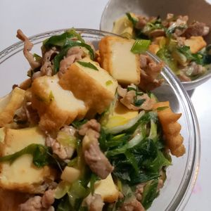 852468の作ってみた!投稿(ワンパン10分！【豚こま肉×長ねぎスタミナ炒め】ご飯すすむ♩)