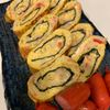 ぐ〜たら子の作ってみた!投稿(ふわふわ甘〜いカニカマ卵焼き【#作り置き #冷凍保存】)