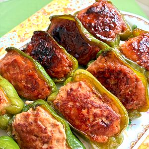 ゆゆの作ってみた!投稿(【ピーマンの肉詰めの甘辛照り焼き】裏ワザで絶対失敗なし!)