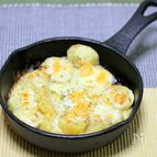 スキレットでチーズポテト