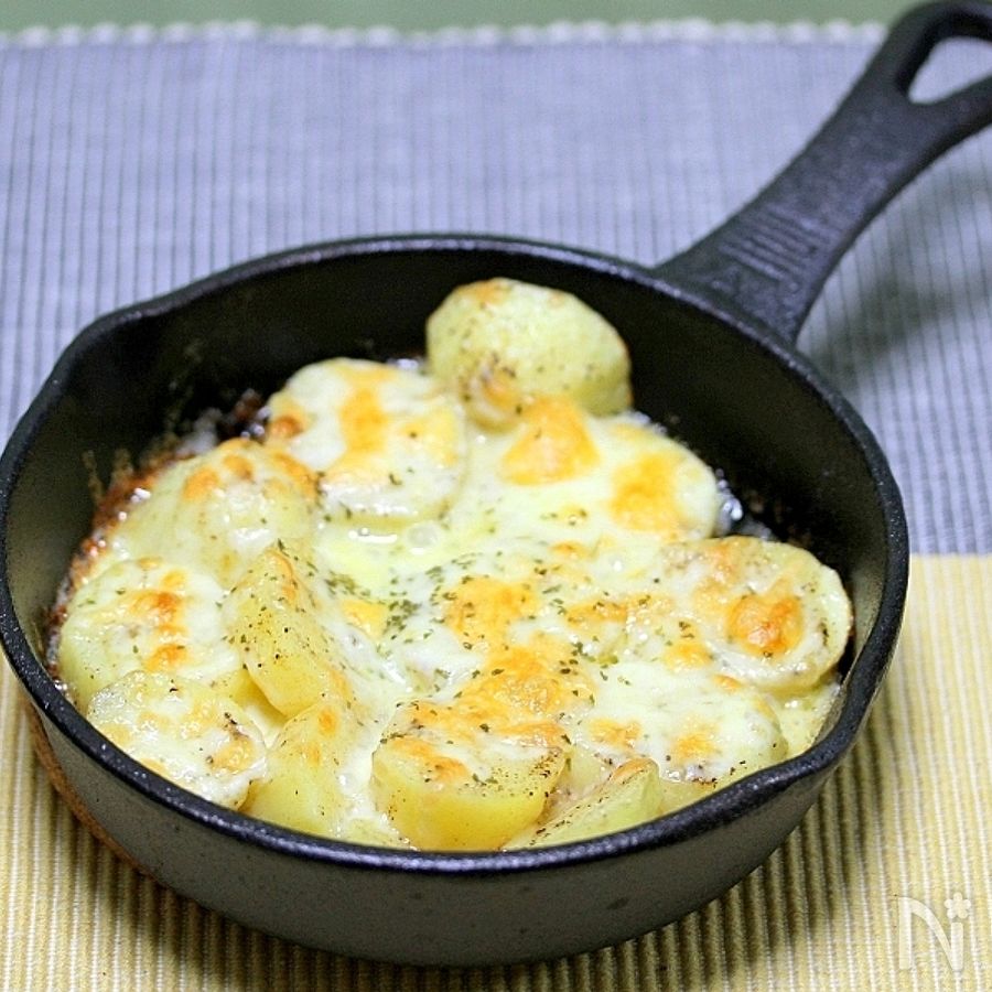 スキレットスイートポテトハッシュのレシピ