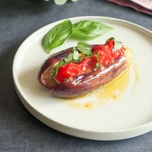 〖 レンジで完結 〗とろっと茄子ボート