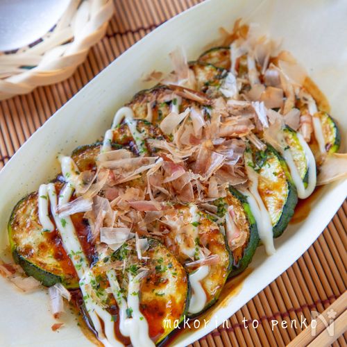 食べたら止まらない！【ズッキーニたこ焼き】糖質オフ･おつまみ