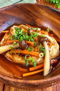 【鶏ひき肉の和風甘酢あんかけハンバーグ】ふんわり♡
