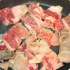 シャキシャキ!牛肉と豆もやしとニラの香味ポン酢醤油炒めの工程2