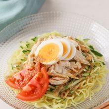 ごま醤油だれ♪冷やしラーメン
