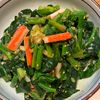 くだもの大好き🧡の作ってみた!投稿(やみつき!火を使わず【カニかまとほうれん草のうま塩ナムル】)