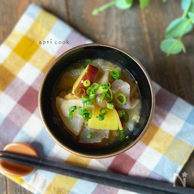ほっこり♪腸活味噌汁