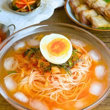 夏にぴったり！冷やしキムチ素麺