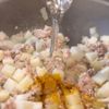 子どもがやみつき♬【カレー長芋そぼろ】の工程4