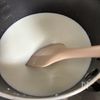 切り餅アレンジ!いちご大福みたいな牛乳プリンの工程3