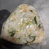 970401の作ってみた!投稿(炒め水菜の香ばしゴマ風味おにぎり)
