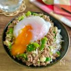 おかわりが止まらない♪包まず簡単！餃子丼