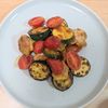 ゆいの作ってみた!投稿(【鶏ズッキーニのトマトカレー炒め】夏野菜×スパイシー♪)