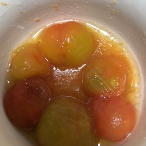 ティムルの作ってみた!投稿(冷やして美味しい！ミニトマトと玉ねぎの白だしレモンマリネ)