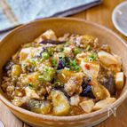【丼にも♪茄子がとろける麻婆茄子豆腐】男子喜ぶ10分レシピ♡