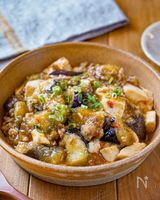 【丼にも♪茄子がとろける麻婆茄子豆腐】男子喜ぶ10分レシピ♡