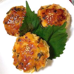 301182の作ってみた!投稿(大葉はんぺんの照り焼きつくね【#作り置き#冷凍保存#お弁当】)