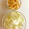 パパッと完成！油揚げとキャベツの中華風スープの工程1