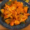 1169387の作ってみた!投稿(イチ推しレシピ♪激うま♪鶏もも肉とかぼちゃのチリソース炒め♪)