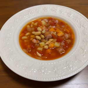 こむぎの作ってみた!投稿(やみつき♡ピリ辛《大人のミネストローネ》)