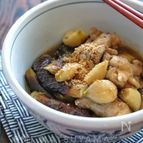 調味料一律大さじ1！＊手羽元となすとにんにくの旨味噌煮＊