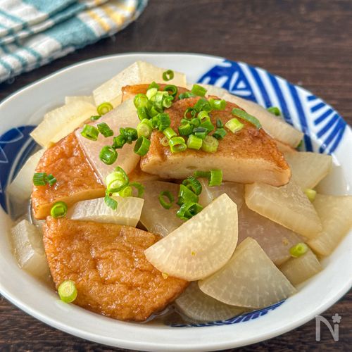味染み♪【さつま揚げと大根の柚子胡椒煮】