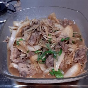 1165312の作ってみた!投稿(【作りおき】玉ねぎとごぼうの牛すき)