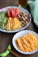 レンジで錦糸卵【油不要】
