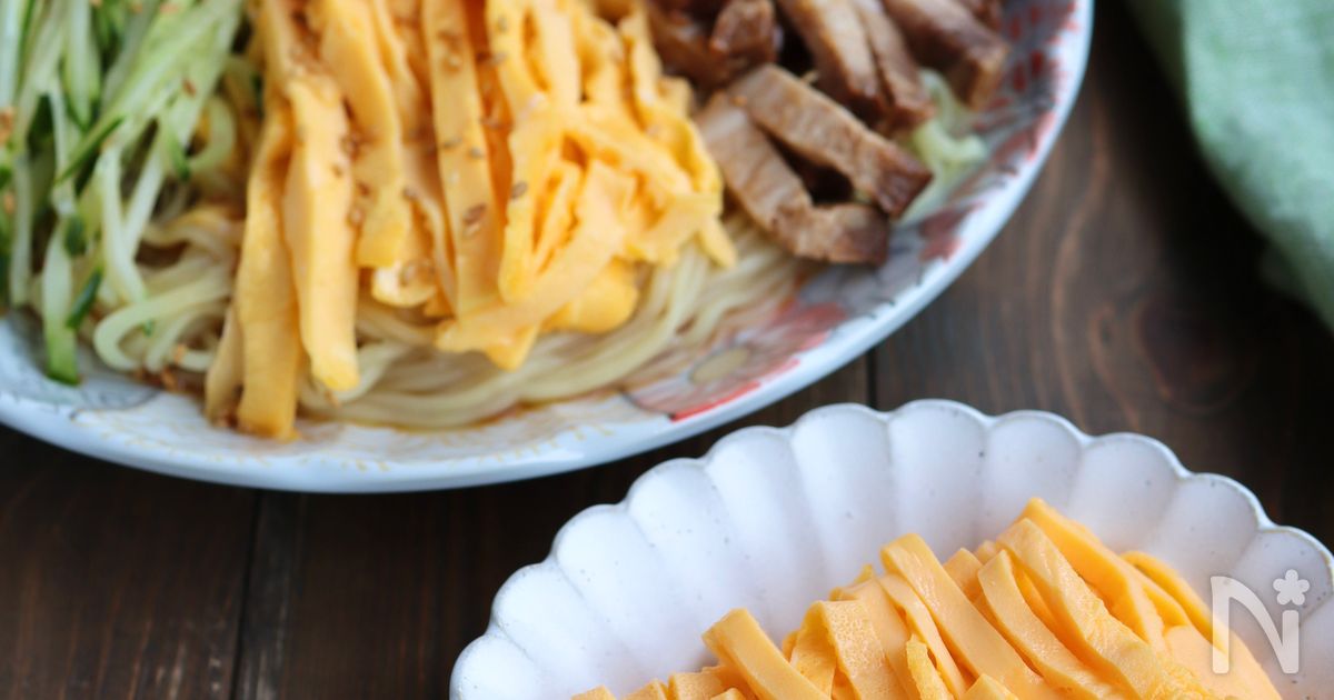 レンジで錦糸卵【油不要】