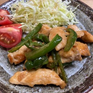 のんちの作ってみた!投稿(【鶏むね肉とピーマンの青椒肉絲風】食材２つで！コスパ抜群♪)