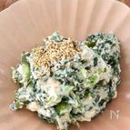 レンジで簡単】春菊と豆腐の中華風白あえ