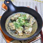 定番ですがやっぱり好きな「牡蠣のバタポン炒め」