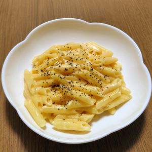 めぇの作ってみた!投稿(別茹で不用！ワンパンde簡単‼︎めちゃウマ♡マカロニチーズ)