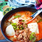 【材料3つ！10分】からだぽかぽか豆腐たっぷり簡単担々スープ