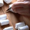 米粉で作る【ショコラスモアクッキー】の下準備